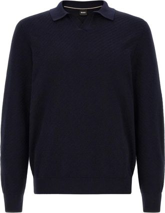 HUGO BOSS Hombre, Jerseys, Azul, Talla: XL