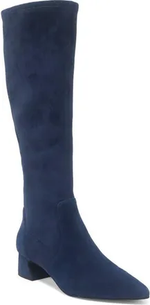 Gentle Souls Gallway Stretch Boot in Navy Suede at Nordstrom, Size 5.5