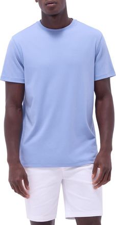 Bugatchi Hank Solid Pima Cotton T-Shirt in Air Blue at Nordstrom, Size Xx-Large