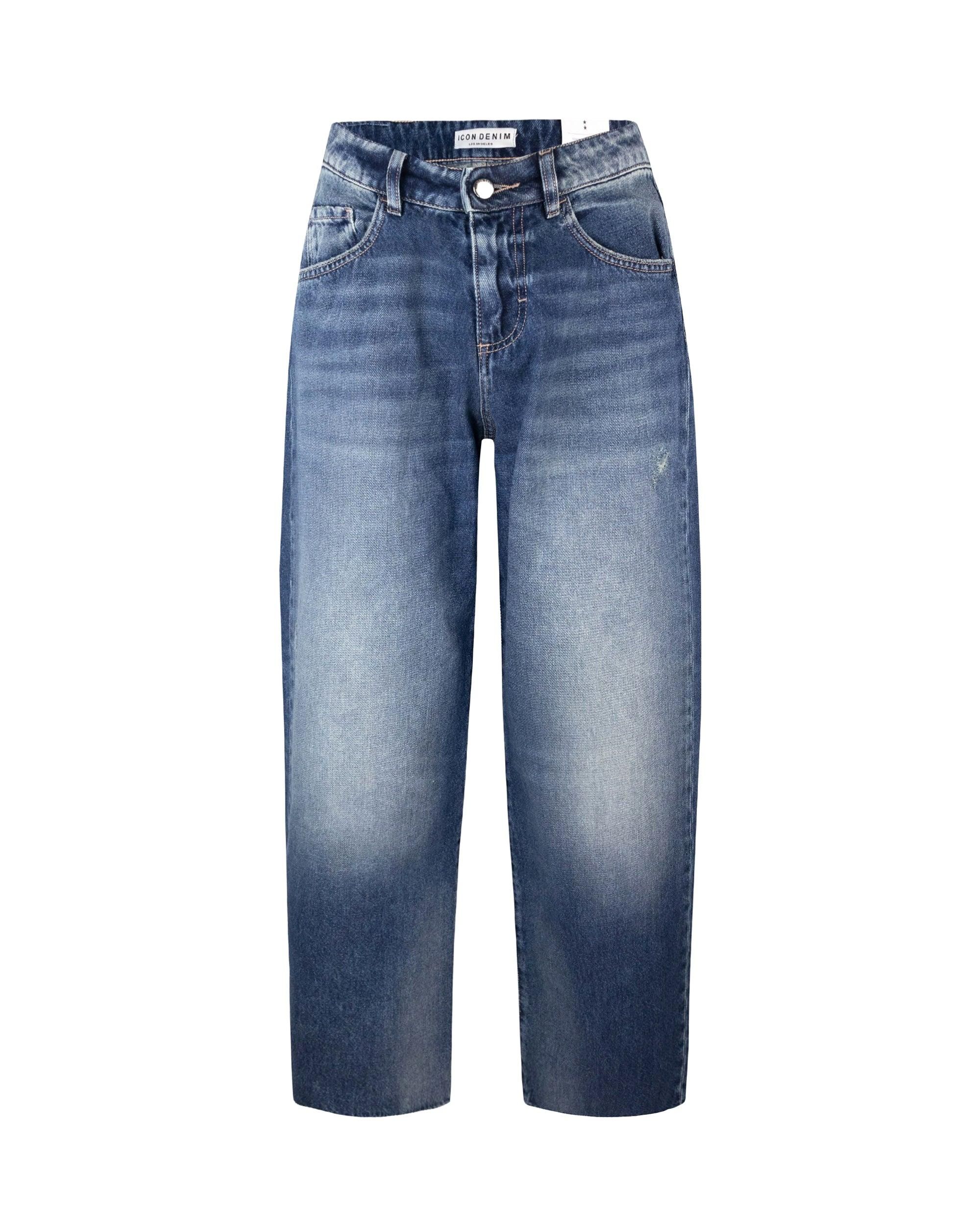 デニム・ジーパン L'AGENCE 'Nevia' jeans Nevia Slouchy Straight-Leg Jean in Zion Destruct | L'AGENCE