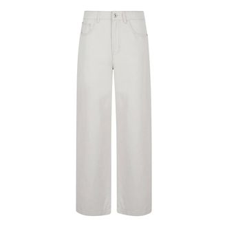 Moorer Wide Jeans, female, Beige, Size: W26 Zaira Wide Jeans