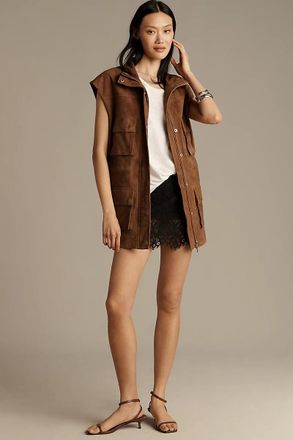 Walter Baker Renata Suede Vest Jacket
