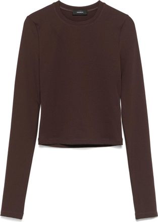 Wardrobe.NYC Cropped T-Shirt - Womens - Elastane/Polyamide