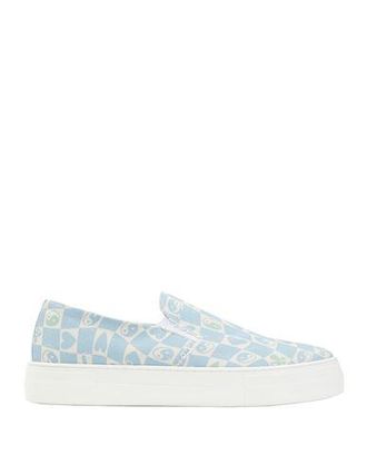 8 by YOOX LEATHER LOW-TOP FLATFORM SLIP-ON SNEAKERS