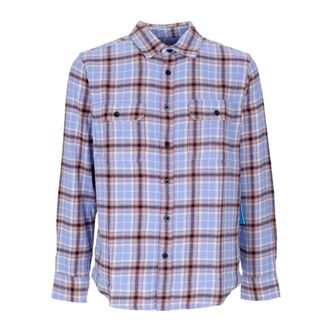 Obey Geruite Flanellen Overhemd met Lange Mouwen - Heren - Casual Overhemden - Veelkleurig - L - Katoen - Overhemden