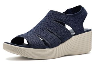 Skechers Parallel Lite - Dreammaker Womens Wedge Shoes Navy : 9.5 B - Medium, Textile
