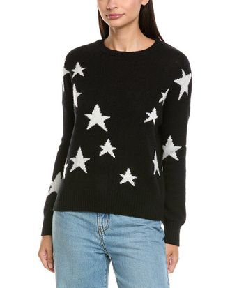 Alberta Ferretti Dropped-Shoulder Cashmere Sweater