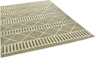 Tom Tailor Teppich »Funky Outdoor Geometric« rechteckig 5 mm Höhe Flachgewebe, modernes Rauten Design, Outdoor geeignet, Wohnzimmer