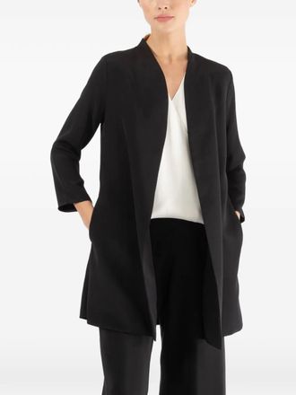 Peter Cohen Dear open-front coat - Zwart