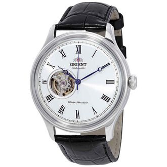 Orient Open Heart Automatic White Dial Mens Watch FAG00003W0