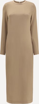 Toteme Abito lungo in satin Woman 38
