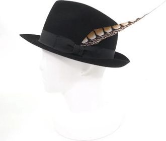 Ralph Lauren Pre-owned Katoenen Hoed - Dames - Vintage Accessoires - Zwart - ONE Size - Katoen - Vintage