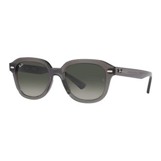 Ray-Ban Groene Erik zonnebril - unisex - Zonnebrillen - Groen - 53 MM - Accessoires