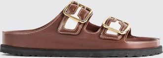 Birkenstock Sandalo 1774 Arizona in pelle liscia con doppio cinturino
