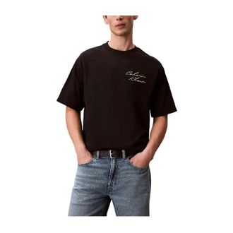 Calvin Klein T-Shirts, male, Black, Size: S T-Shirts