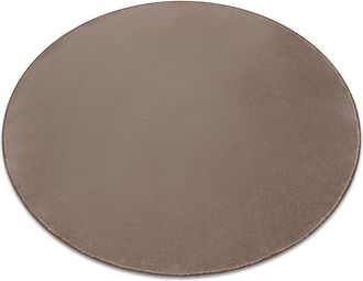 RugsX Moqueta Seduction C&iacute;rculo Taupe 49 Suave, Duradero, Dormitorio, Hotel Beige Circulo 170 Cm