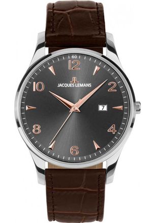 Jacques Lemans 1-2215D Mens London Watch - Silver - One Size