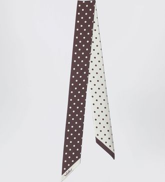 Valentino Garavani Bandeau in seta a pois Valentino Garavani