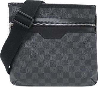 Louis Vuitton Graphite Coated Canvas Shoulder Bag (Pre-Owned)