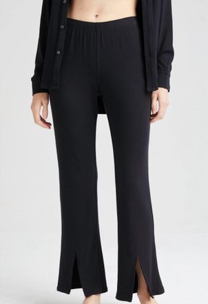 Richer Poorer Inc. Cozy Rib Split Flare Pant In Black