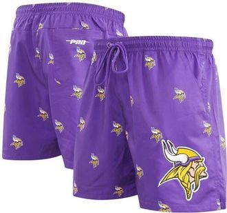 Pro Standard Mens Pro Standard Purple Minnesota Vikings Allover Print Mini Logo Shorts at Nordstrom, Size Xxx-Large