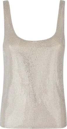 Giuseppe Di Morabito Top Crystal - - Tops - Donna - Beige - S