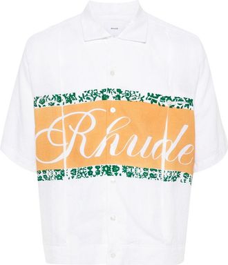 Rhude Camisa Cubana de Lino Rhude Rhps24sr10023060