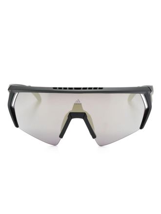 adidas CMPT Aero shield-frame sunglasses - men - Acetate - One Size - Black