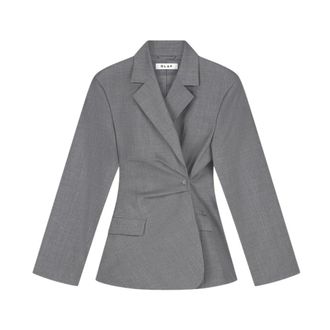 Olaf Hussein Dames, Jassen, Grijs, Maat: XL Wol
