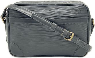 Louis Vuitton Epi Black Noir Leather Shoulder Bag (Pre-Owned)