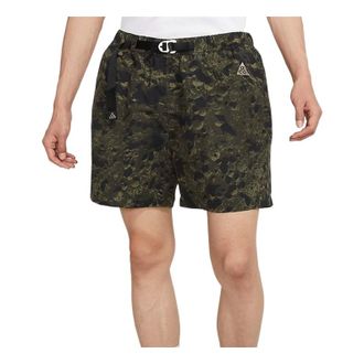 Nike Mens Nike ACG Camouflage Belt Straight Loose Sports Shorts Camouflage DH7220-355