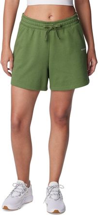 Columbia Womens Columbia Trek French Terry Shorts Canteen Mid-Rise Drawstring FTS605