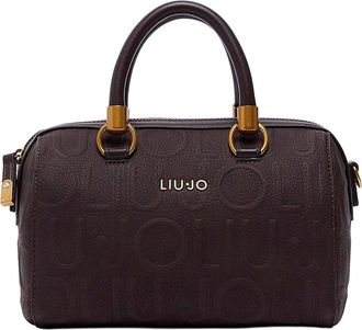 Liu Jo Deep Brown Eco-Leather Top-Handle Handbag