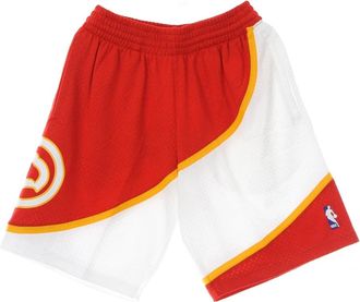 Mitchell & Ness NBA Swingman Shorts 1986 Atlanta Hawks - Heren - Fitness - Veelkleurig - L - Polyester - Fitness
