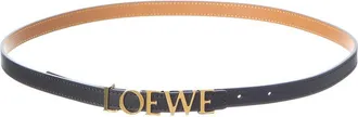Loewe Logo Leather Belt