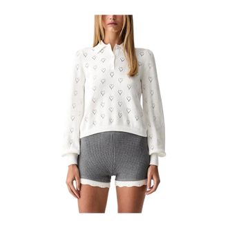 Twinset Polo Hemden - Dames - Tops - Wit - Maat: L