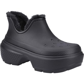 Crocs Stomp Shorty Thermoplastische Zwarte Dameslaarzen