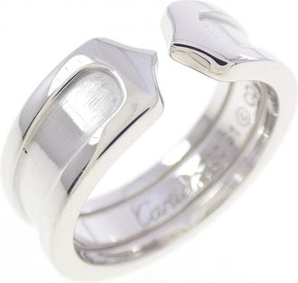 Cartier C2 White Gold (18K) Band Ring (Pre-Owned)