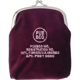Puebco Velvet Frame Pouch in Burgundy at Nordstrom