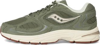 Saucony Mens Grid Jazz 9 Sneaker In Olive/off White