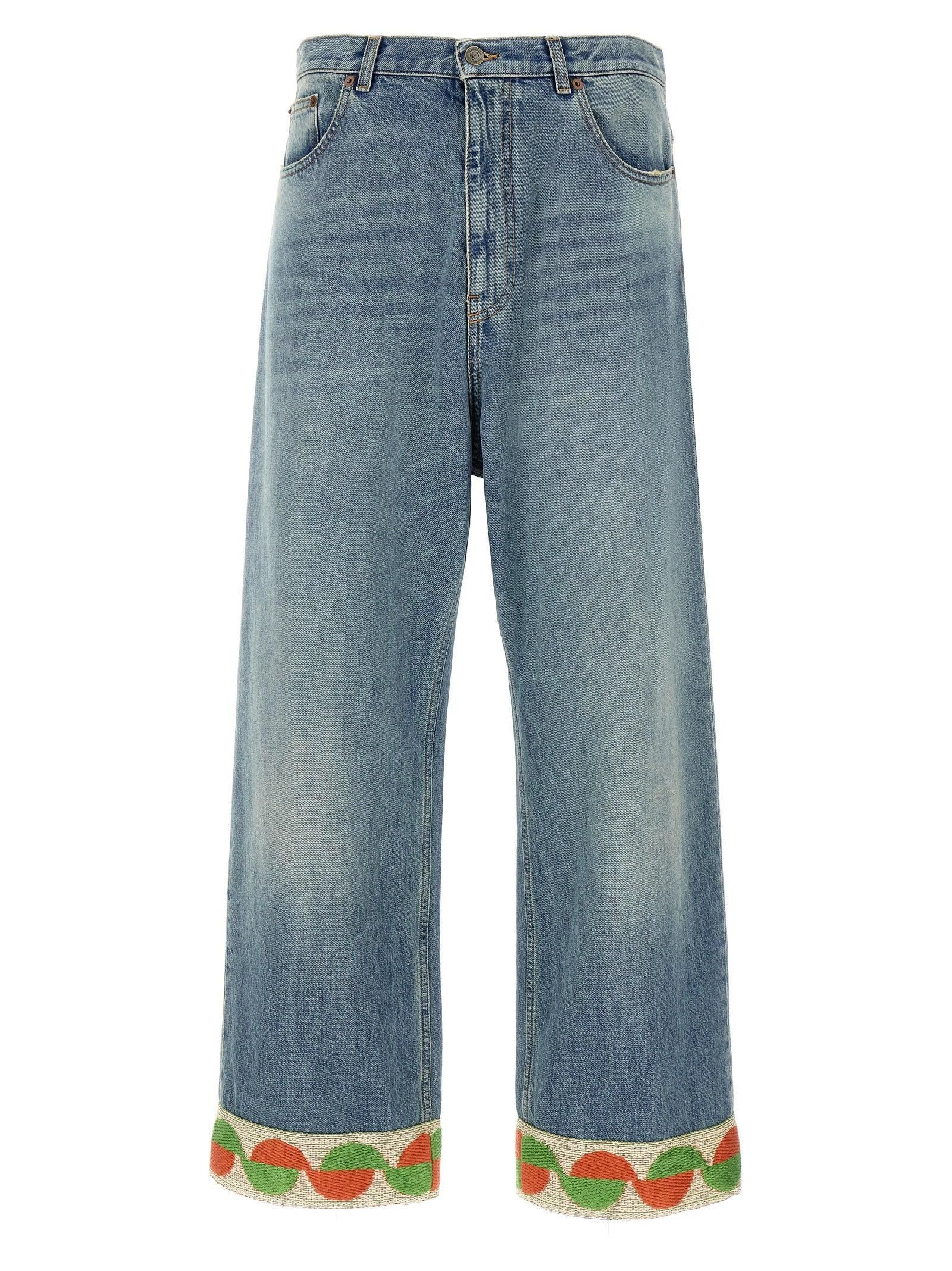 デニム・ジーパン VALENTINO GARAVANI STRAIGHT-LEG DENIM JEANS Valentino Garavani Straight Leg Jeans − Sale: up to −83