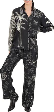 Me369 Shirt 224L31200 - Dames - Overhemden - Zwart - M - Overhemden