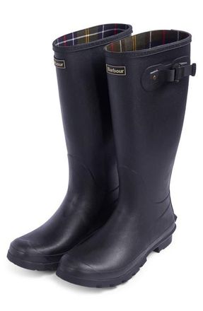 Barbour Bede Rain Boot in Black at Nordstrom, Size 10