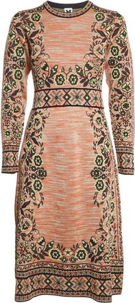 Missoni floral knit dress - Orange