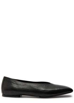 Rick Owens Leather Ballet Flats - Black - 38 (IT38 / UK5)