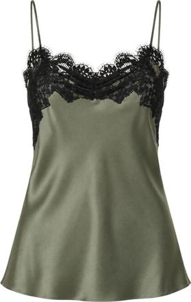 Iro Natron Mouwloze Top - Dames - Tops zonder mouwen - Groen - S - Tops