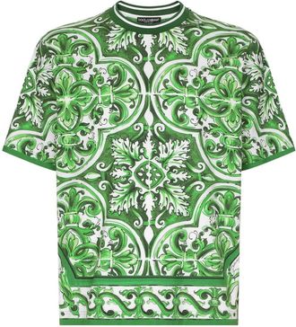Green Dolce & Gabbana Printed T-Shirts: Shop up to −55