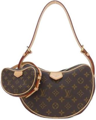 Louis Vuitton Borsa a spalla Monogram Croissant Pre-owned - - Pre-owned - Donna - Marrone - ONE SIZE