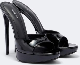 Gucci Sandalias con plataforma Julia de charol