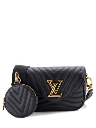 Louis Vuitton New Wave Multi Pochette Quilted Leather crossbody bag - Zwart